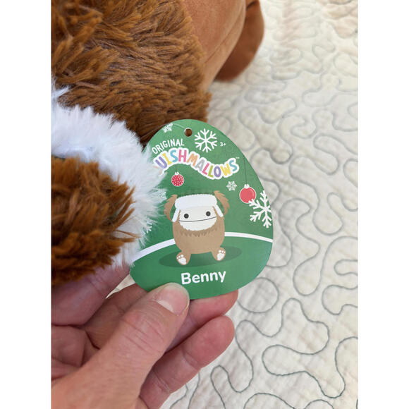 Squishmallows Benny Plush Toy With‎ Hat 12" - Picture 3 of 6